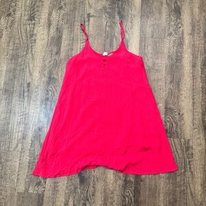 Roxy Bright Pink Dress Flowy